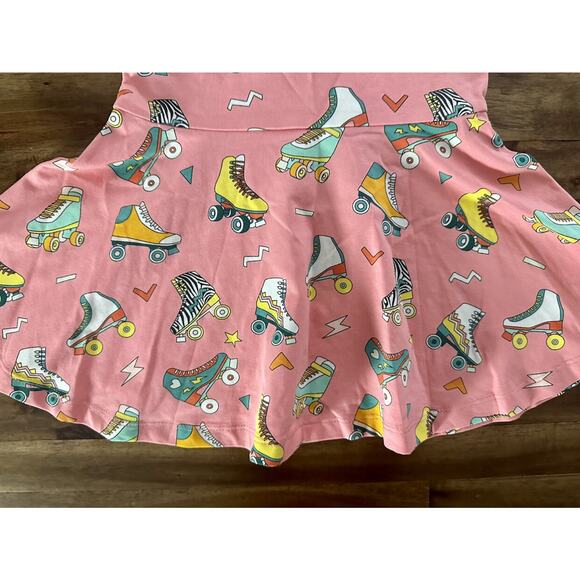 NWT Wildflowers Daydream Believer Pink Spaghetti Strap Roller Skate Rink Top 2 - Picture 5 of 7